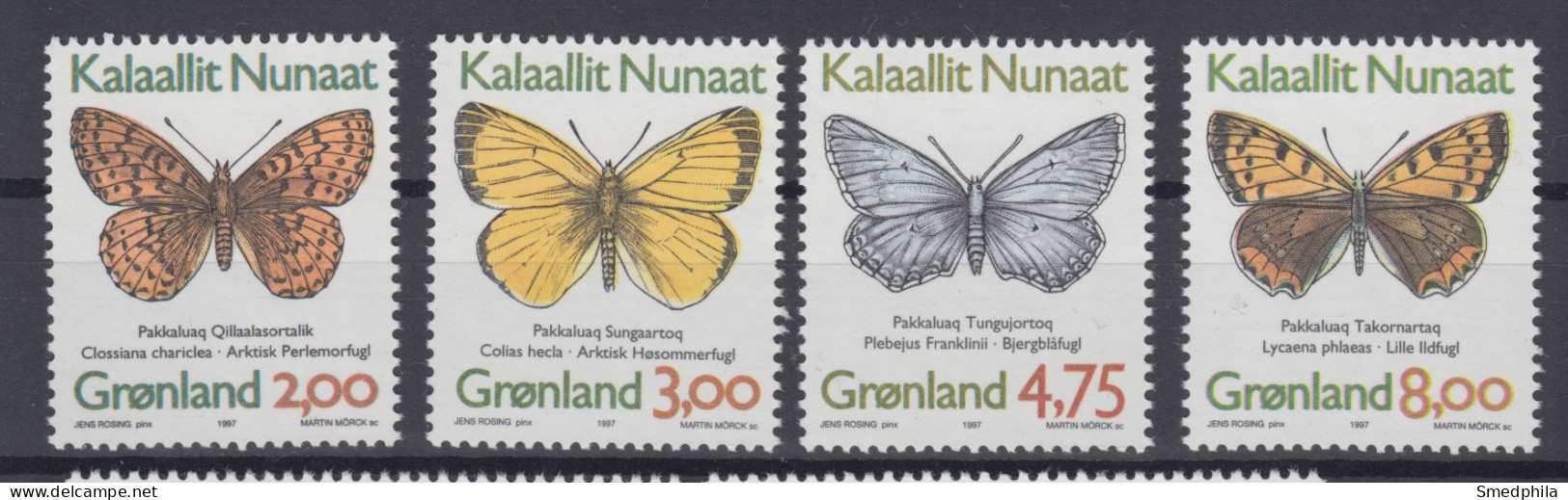 Greenland 1997 - Michel 301-304  MNH ** - Unused Stamps