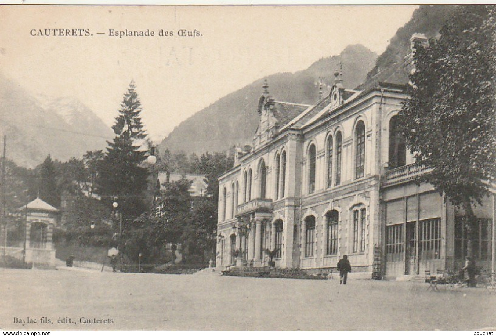 GU Nw -(65) CAUTERETS - ESPLANADE DES OEUFS  - 2 SCANS - Cauterets