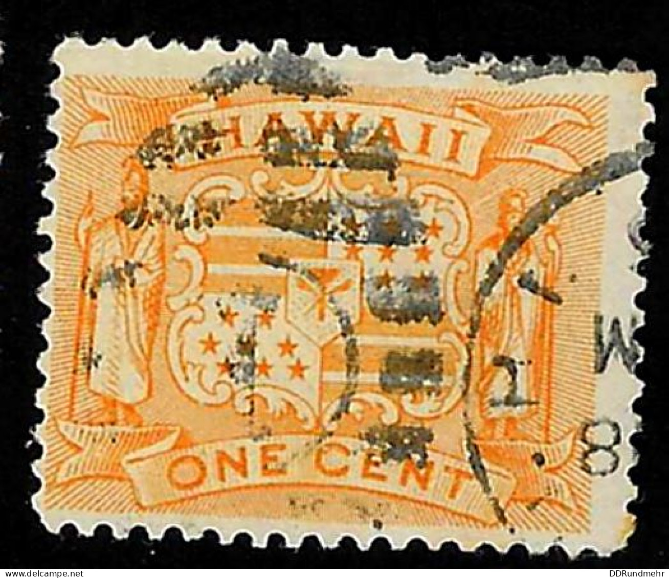 1894 Sceaus  Michel US-HA 57 Stamp Number US-HA 74 Yvert Et Tellier US-HA 63 Stanley Gibbons US-HA 77 Used - Hawai