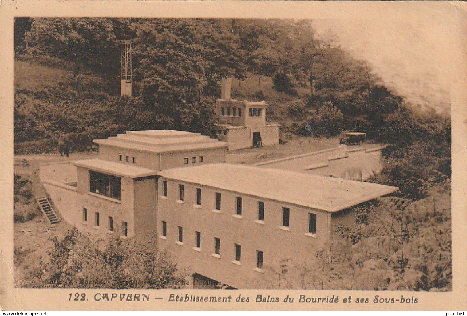 GU Nw -(65) CAPVERN  -  ETABLISSEMENT DES BAINS DU BOURRIDE ET SES SOUS BOIS  -  2 SCANS - Autres & Non Classés