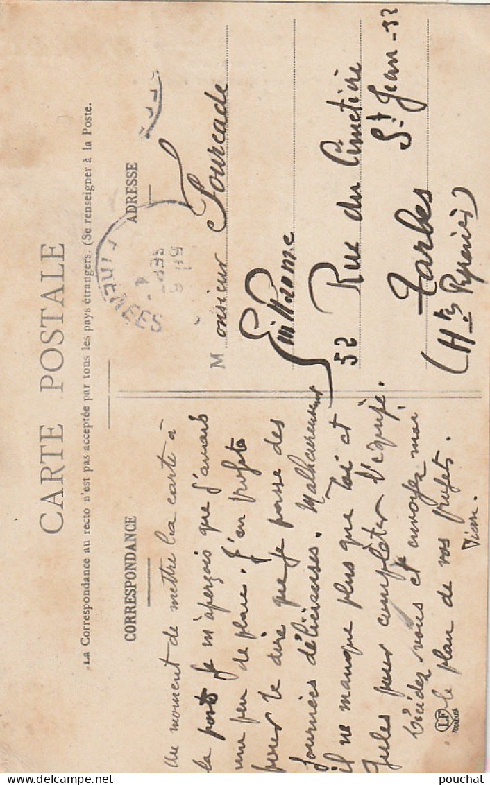 GU Nw -(65) BAREGES  -  LA MERE AUX ANES AVEC PAULETTE  - ANIMATION - LABOUCHE FRERES , TOULOUSE - 2 SCANS - Andere & Zonder Classificatie