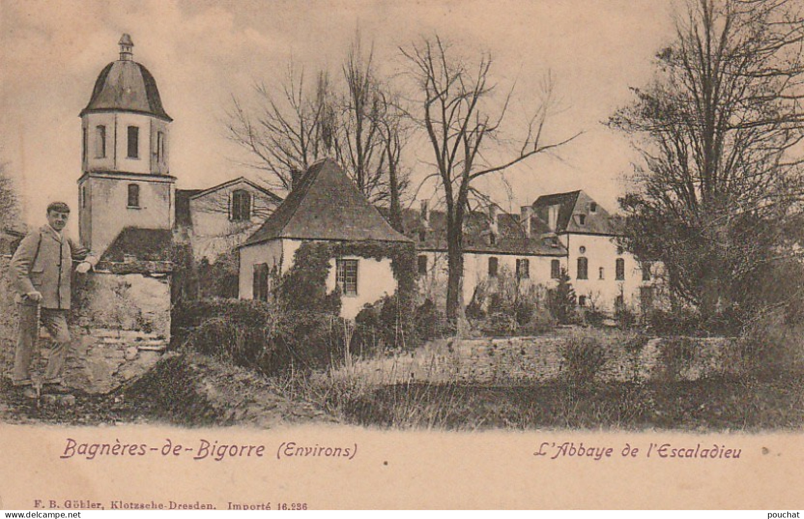 GU Nw -(65) ENVIRONS DE   BAGNERES DE BIGORRE -  L' ABBAYE D' ESCALADIEU   - 2 SCANS - Andere & Zonder Classificatie