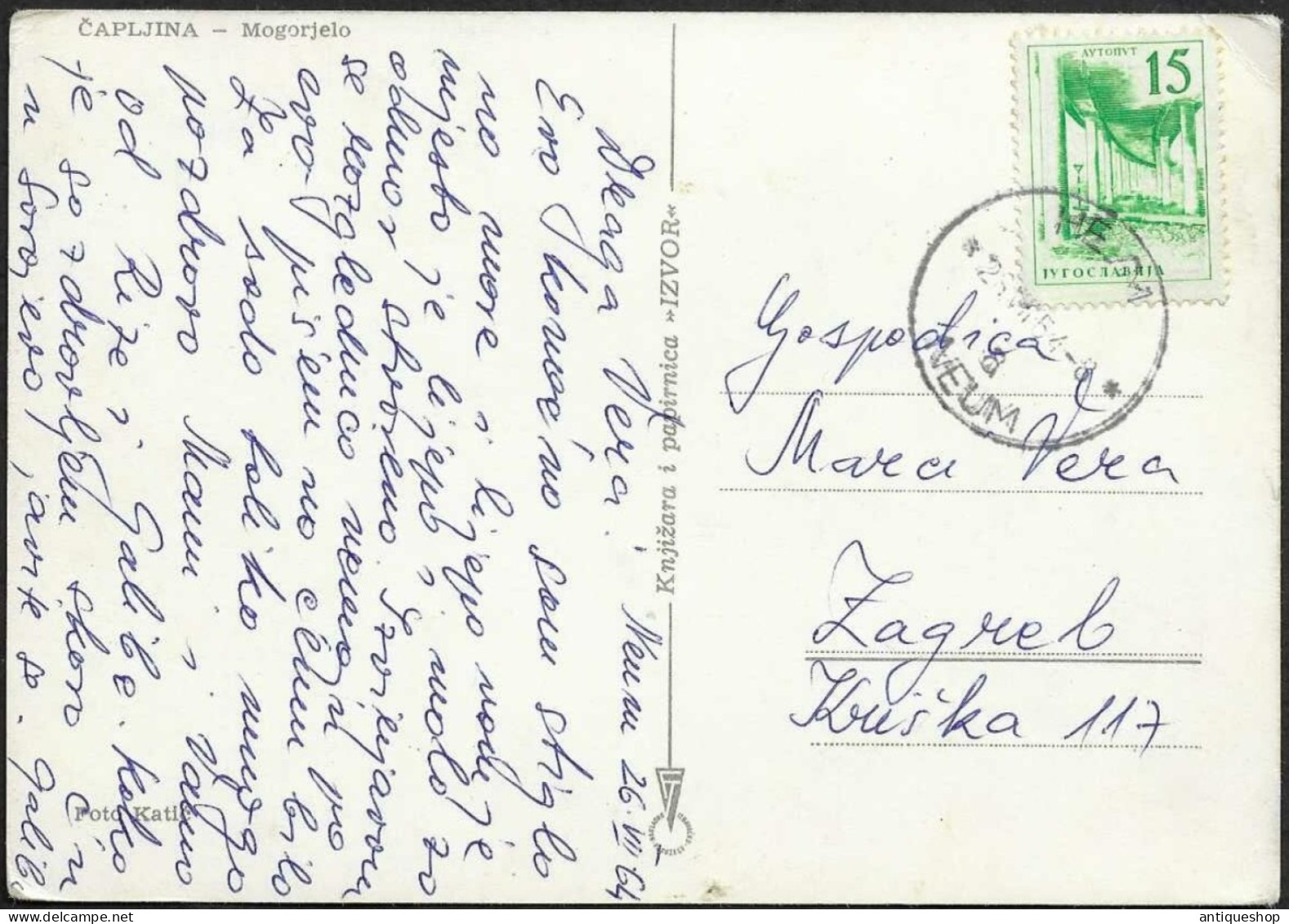 Bosnia And Herzegovina-----Capljina-----old Postcard - Bosnien-Herzegowina