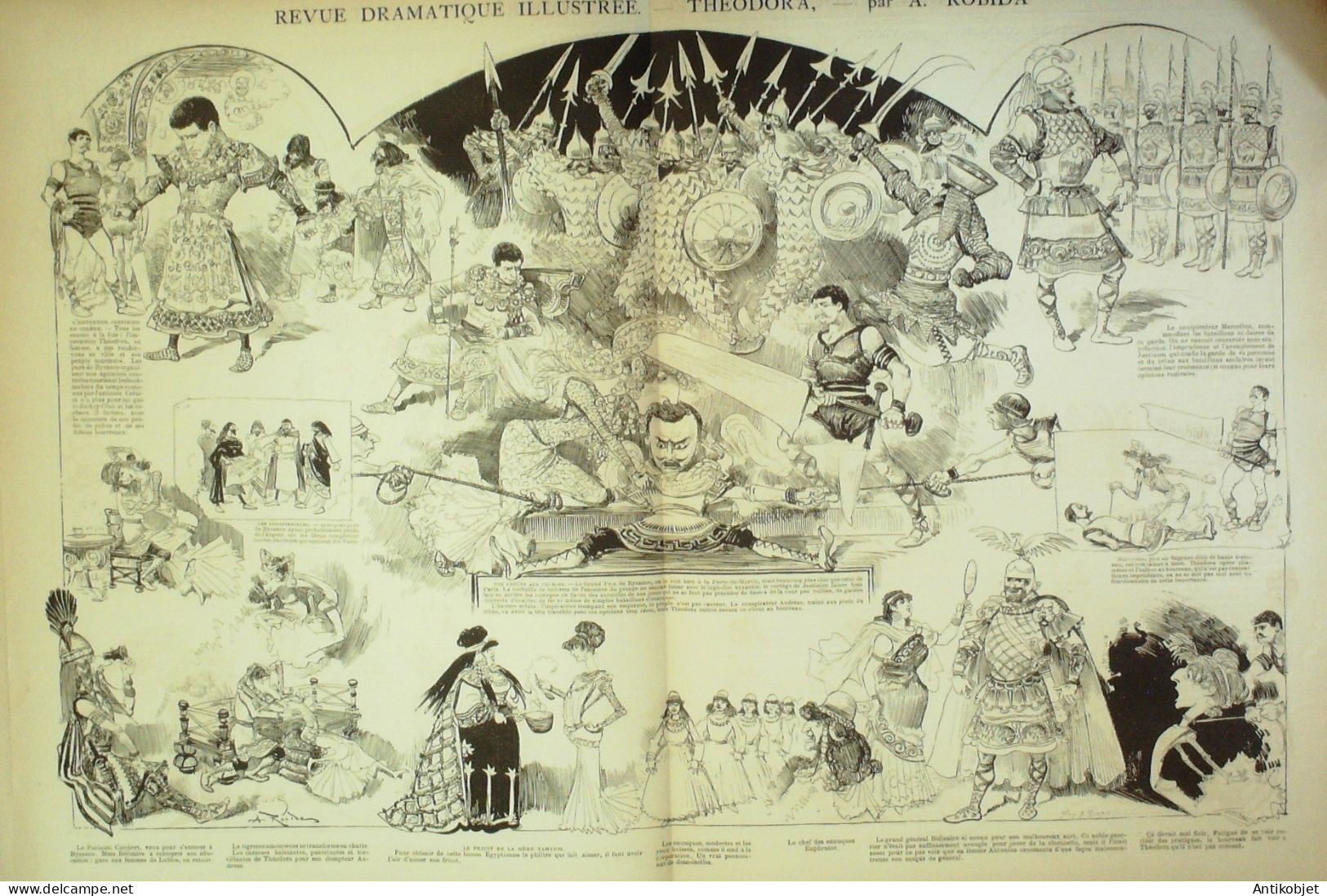 La Caricature 1885 N°264 Heodora Robida Trock Caran D'Ache - Tijdschriften - Voor 1900