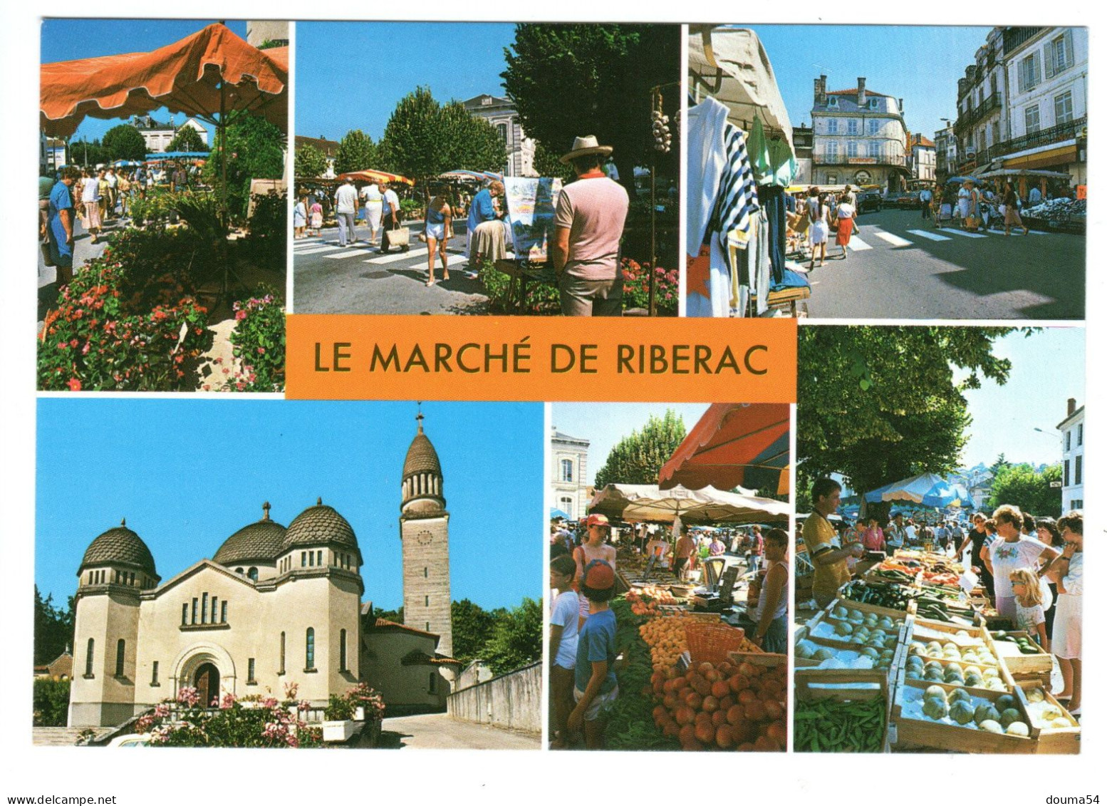 RIBERAC (24) - Jour De Marché - Riberac