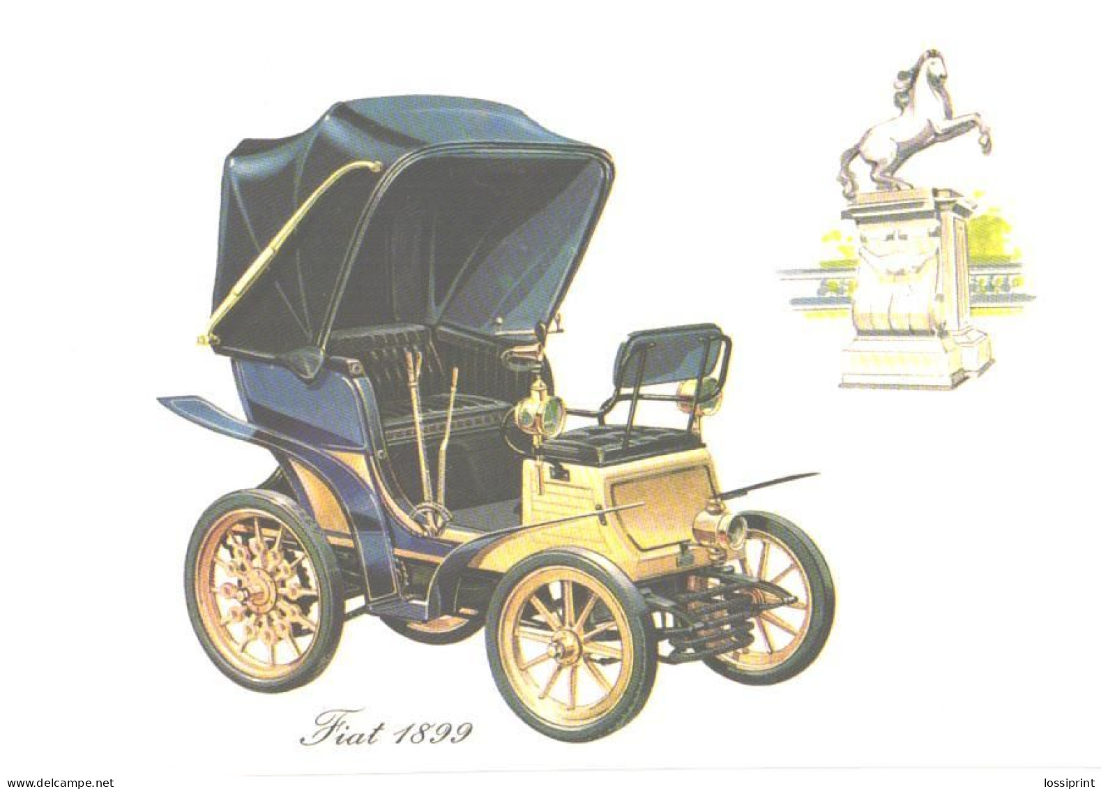 Old Car Fiat 1899 - Voitures De Tourisme