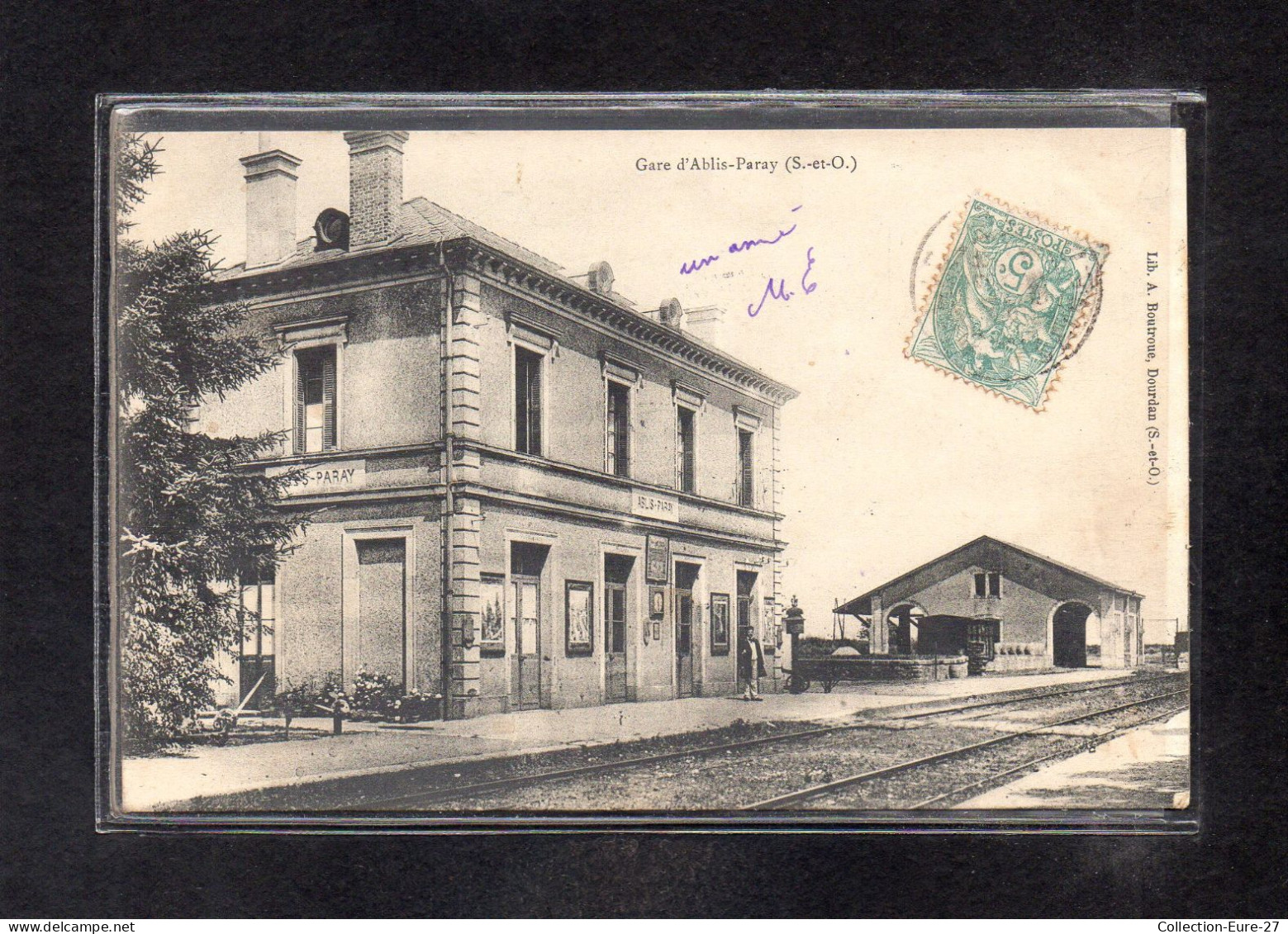 (28/04/24) 78-CPA ABLIS PARAY - LA GARE - Ablis