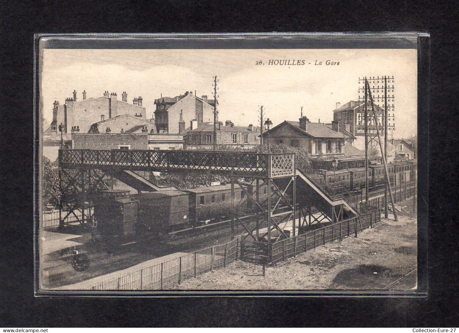 (28/04/24) 78-CPA HOUILLES - LA GARE - Houilles