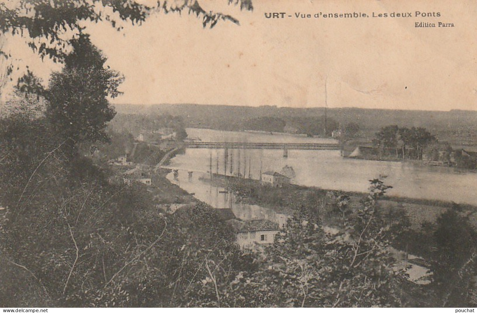 GU Nw -(64) URT  - VUE D'ENSEMBLE - LES DEUX PONTS  - 2 SCANS - Andere & Zonder Classificatie