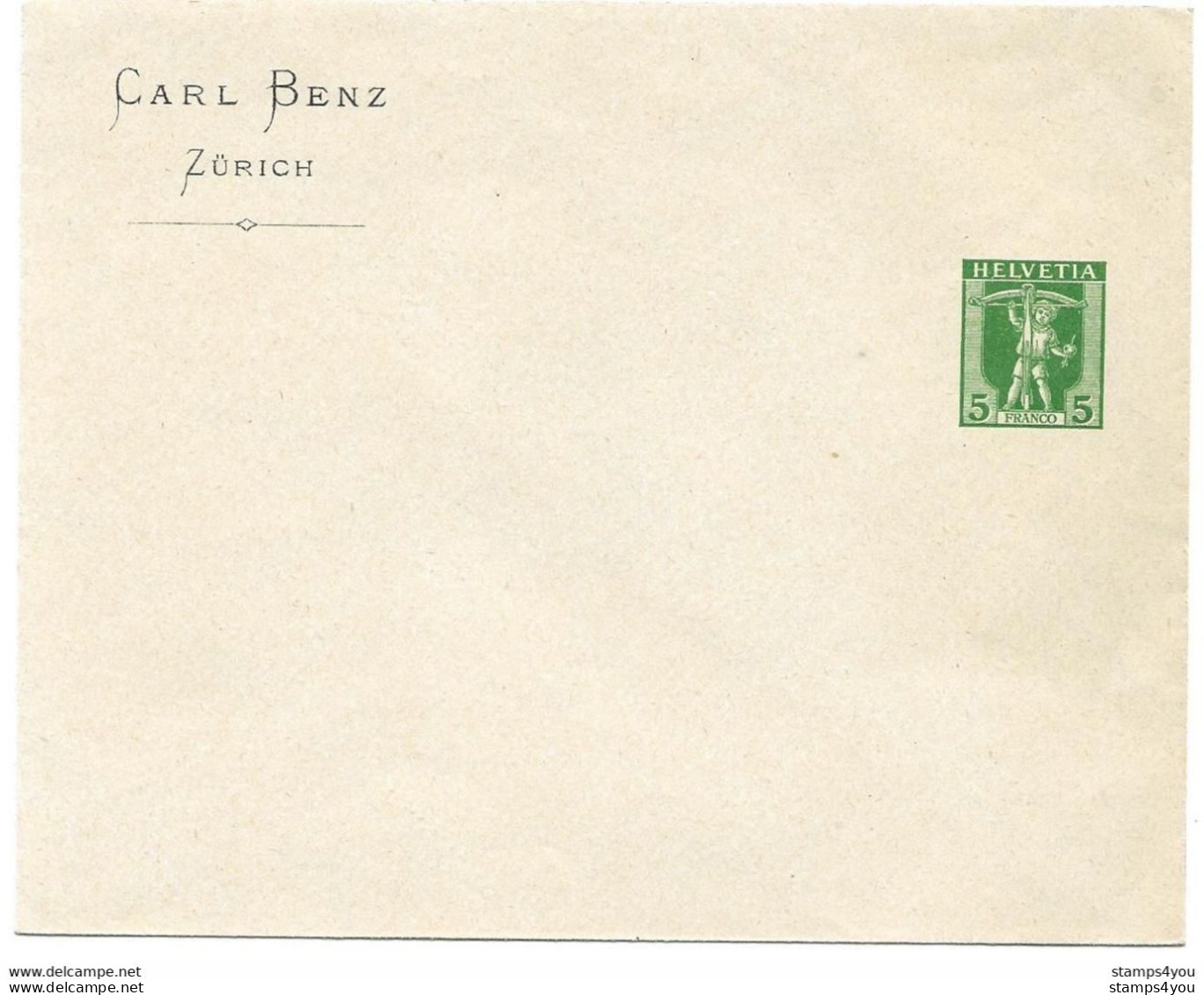 86 - 98 - Entier Postal Privé Neuf "Carl Benz" - Postwaardestukken