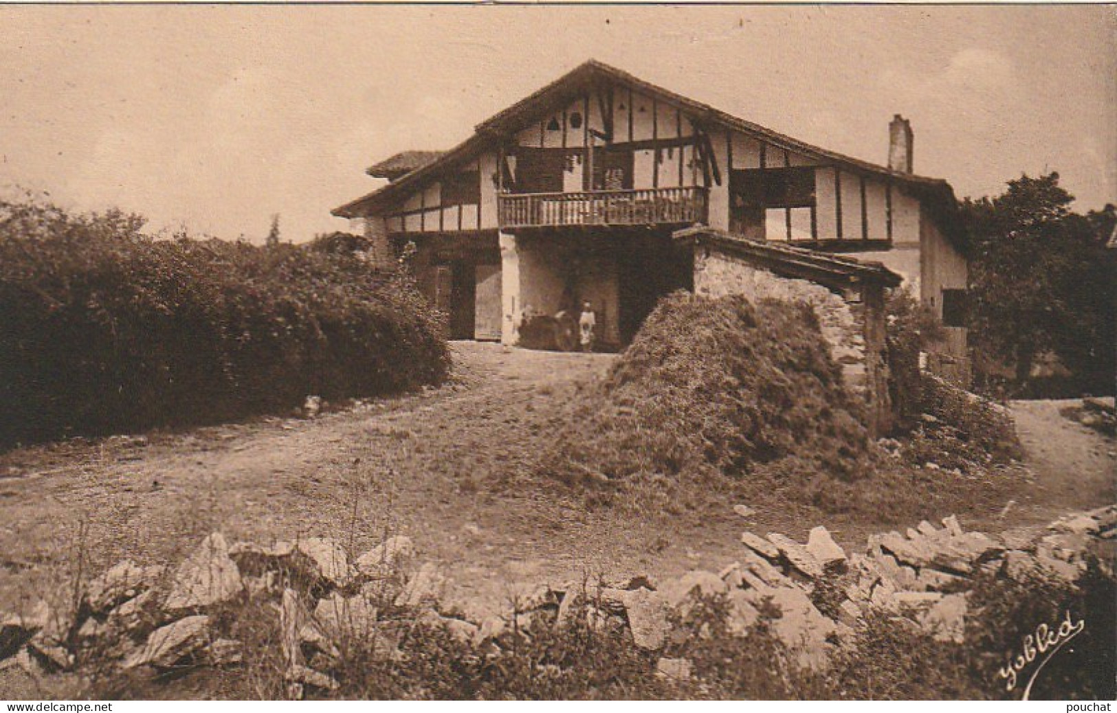 GU Nw -(64) USTARITZ  - MAISON BASQUE    -  2 SCANS - Autres & Non Classés