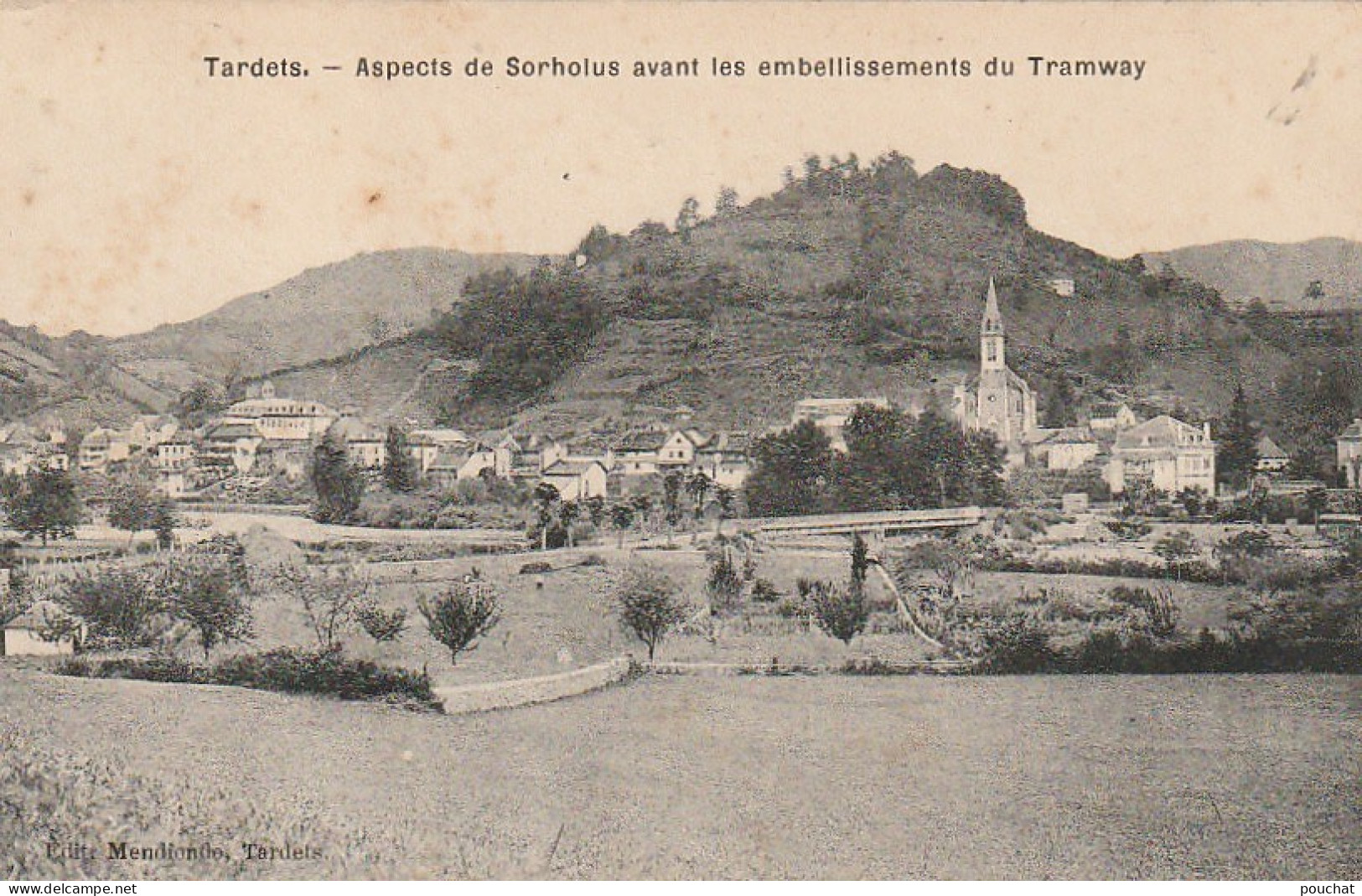 GU Nw -(64) TARDETS  -  ASPECTS DE SORHOLUS  AVANT LES EMBELLISSEMENTS DU TRAMWAY   -  2 SCANS - Autres & Non Classés