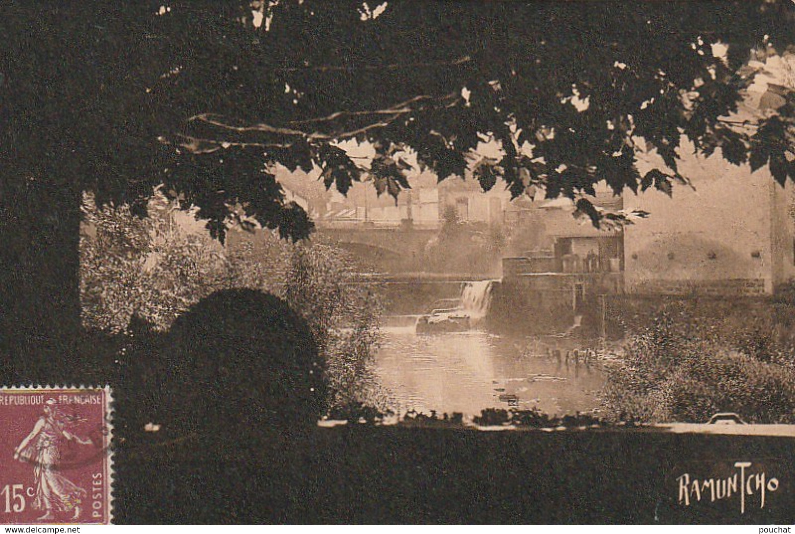 GU Nw -(64) ST JEAN PIED DE PORT  -  CHUTE DE LA NIVE -  2 SCANS - Saint Jean Pied De Port