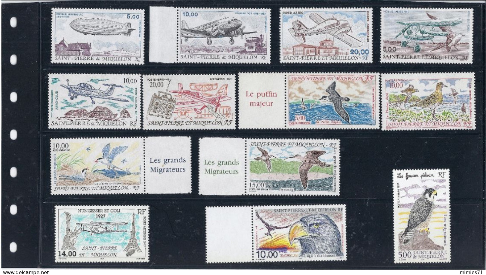 POSTE AERIENS NEUFS ** N° 66 A 88   23 Timbres - Ungebraucht