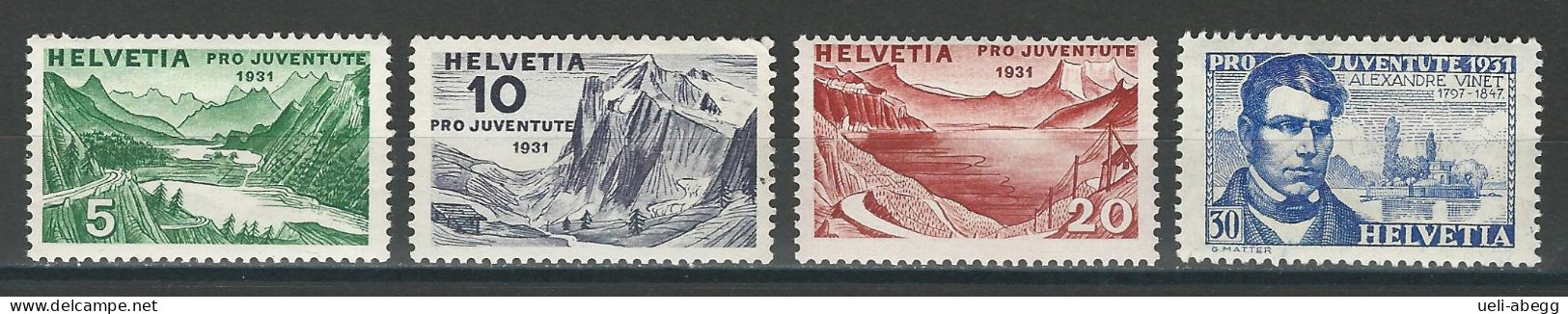 SBK J57-60, Mi 235-38 * MH - Unused Stamps