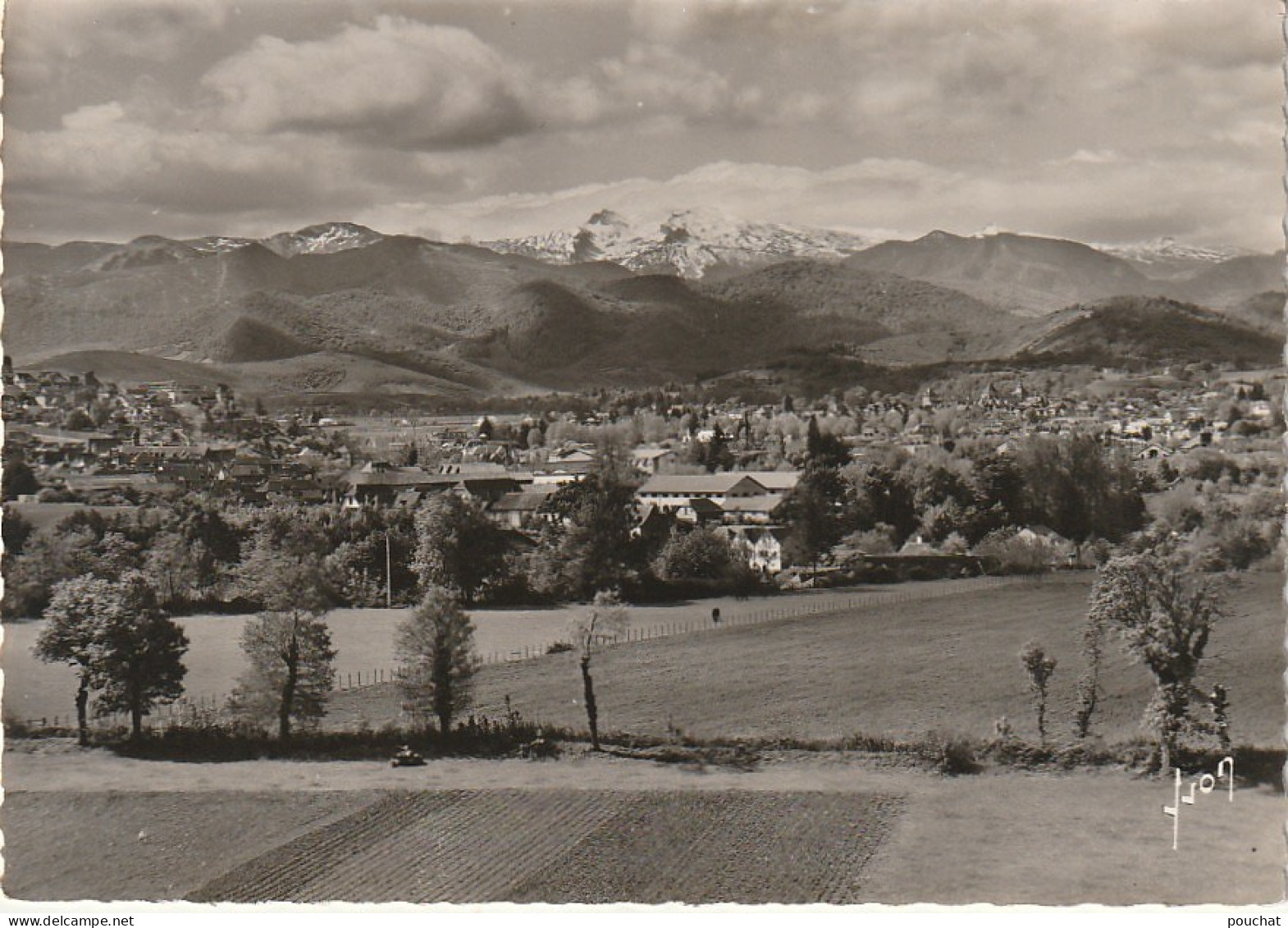 GU 20 -(64) OLORON SAINTE MARIE -   VUE PANORAMIQUE  - 2 SCANS - Oloron Sainte Marie