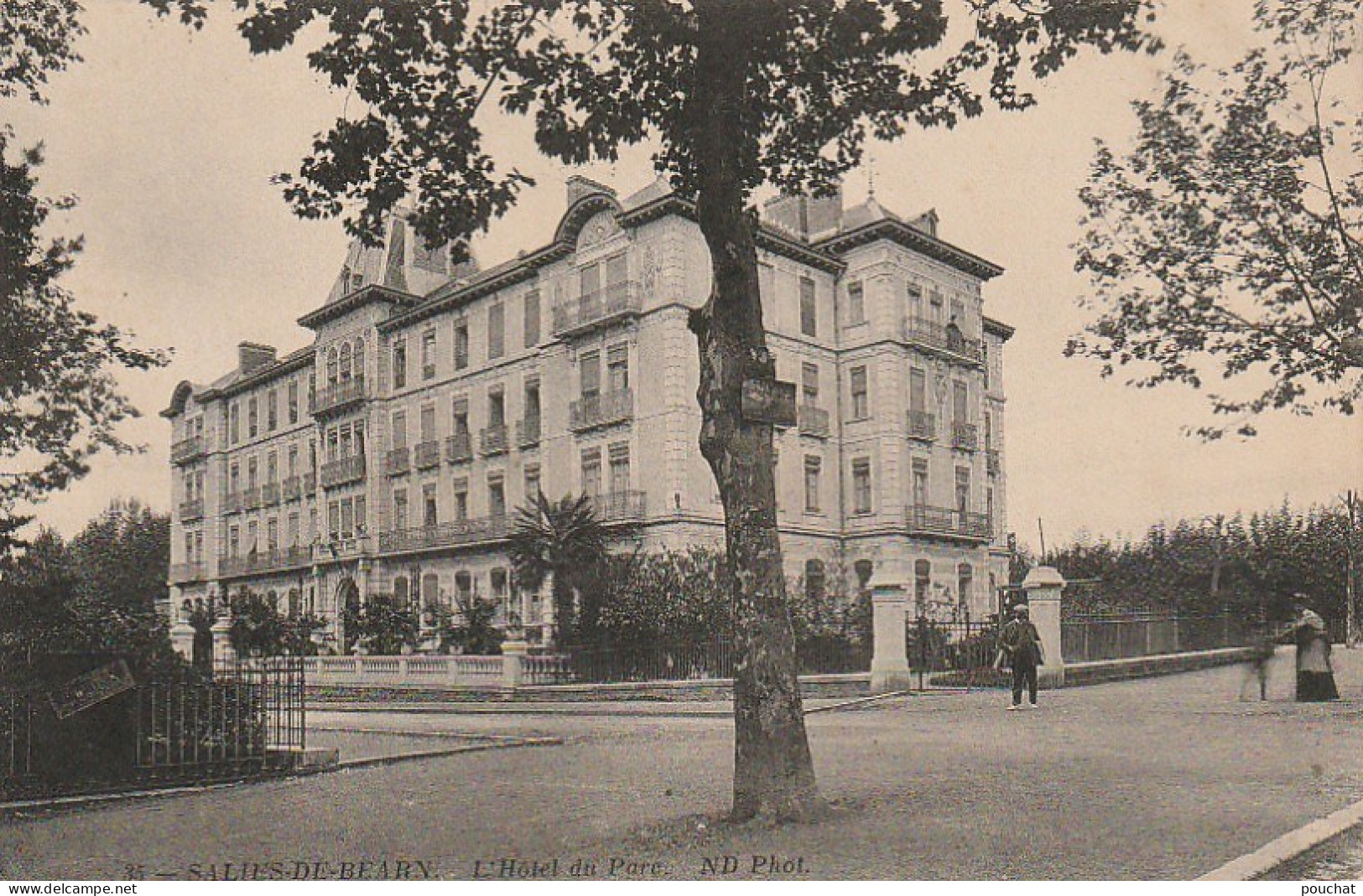 GU 22 -(64) SALIES DE BEARN -   L' HOTEL DU PARC  -  2 SCANS - Salies De Bearn