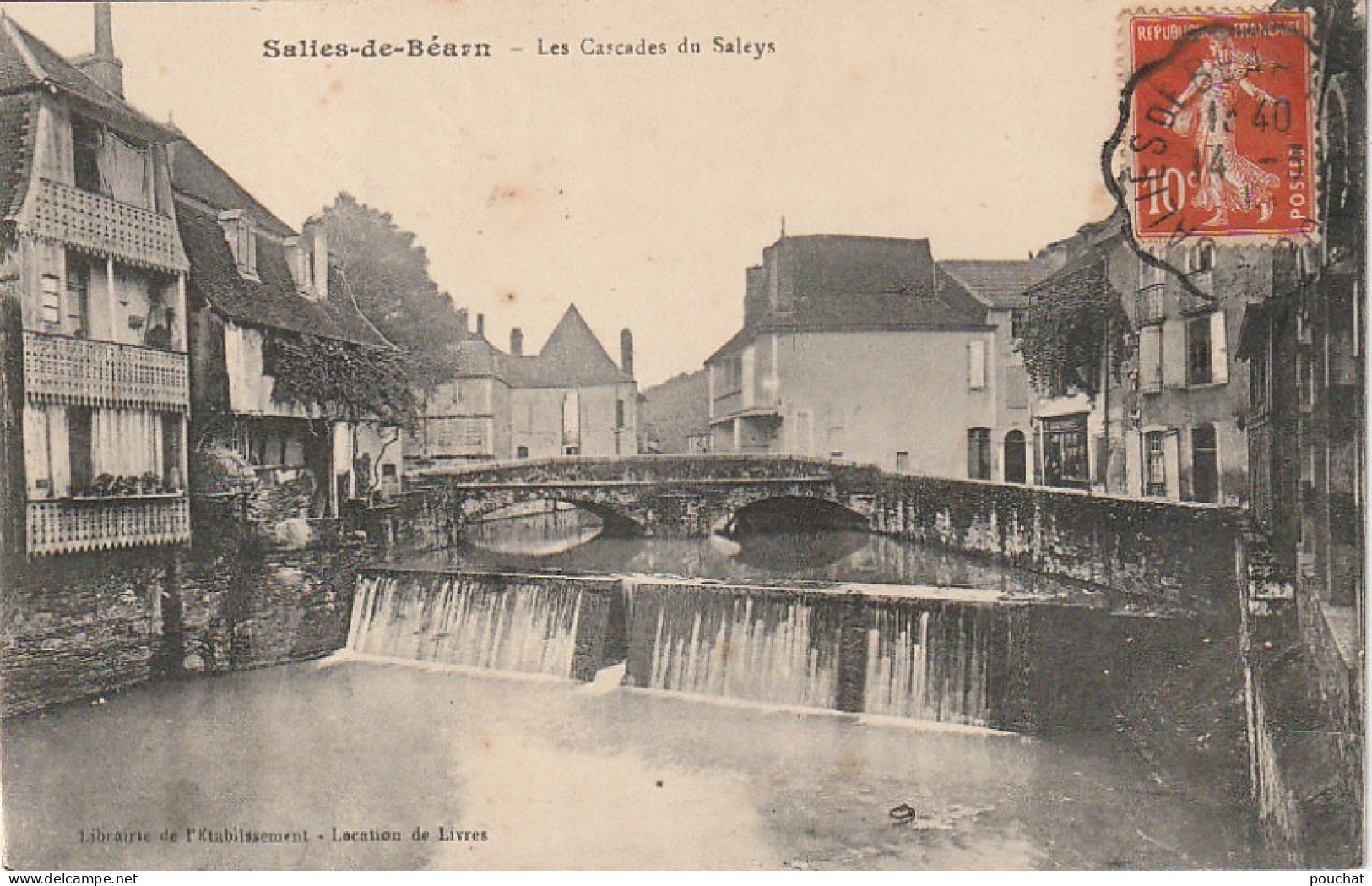 GU 22 -(64) SALIES DE BEARN -    LES CASCADES DU  SALEYS  -  2 SCANS - Salies De Bearn