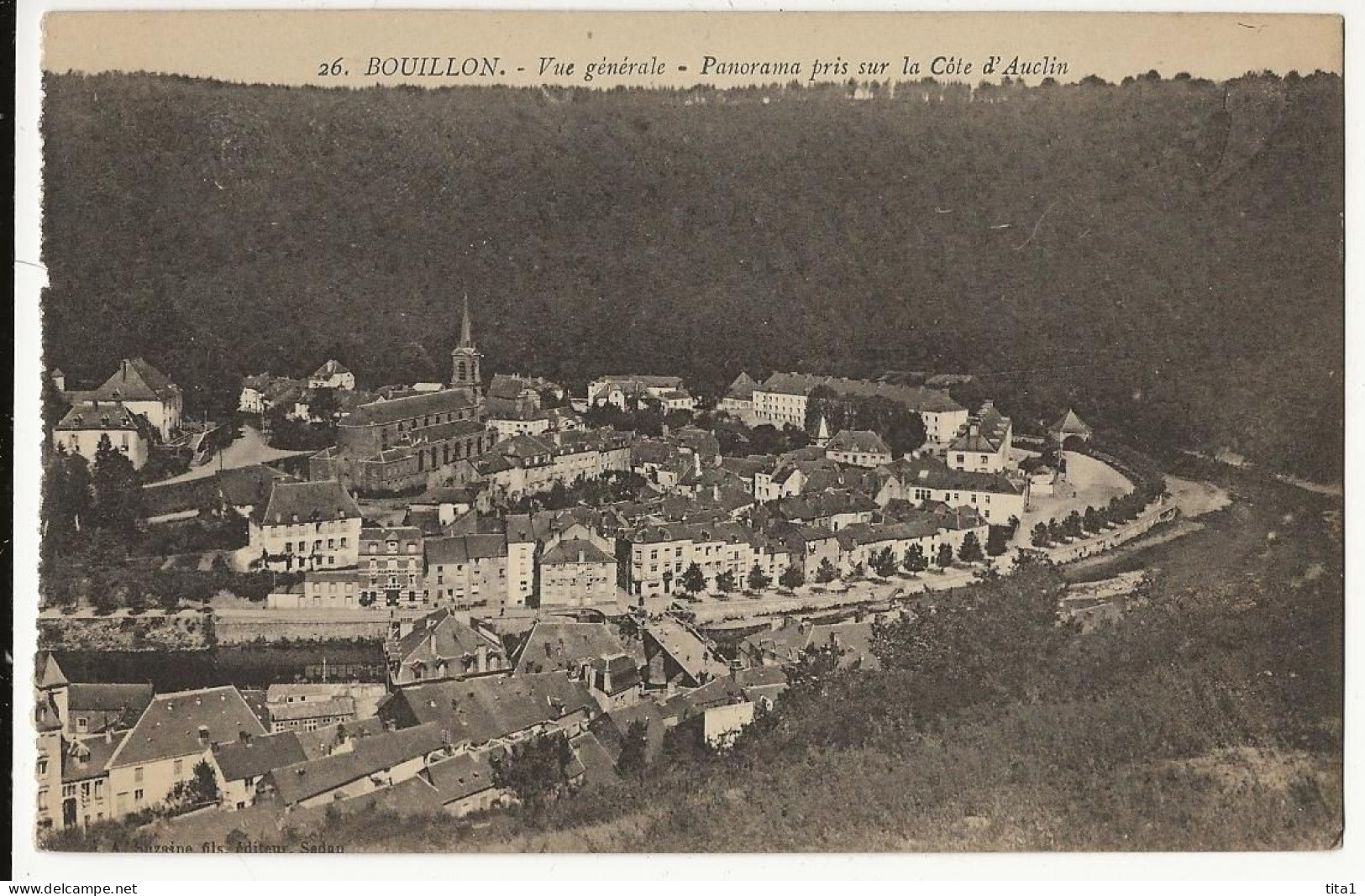 46 - Bouillon - Vue Générale - Panorama Pris Sur La Côte D' Auclin - Bouillon