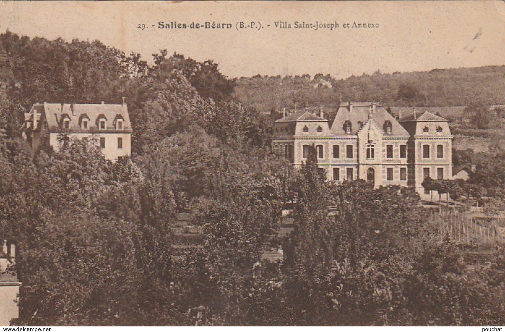 GU 22 -(64)  SALIES DE BEARN  - VILLA SAINT JOSEPH ET ANNEXE  -  2 SCANS - Salies De Bearn