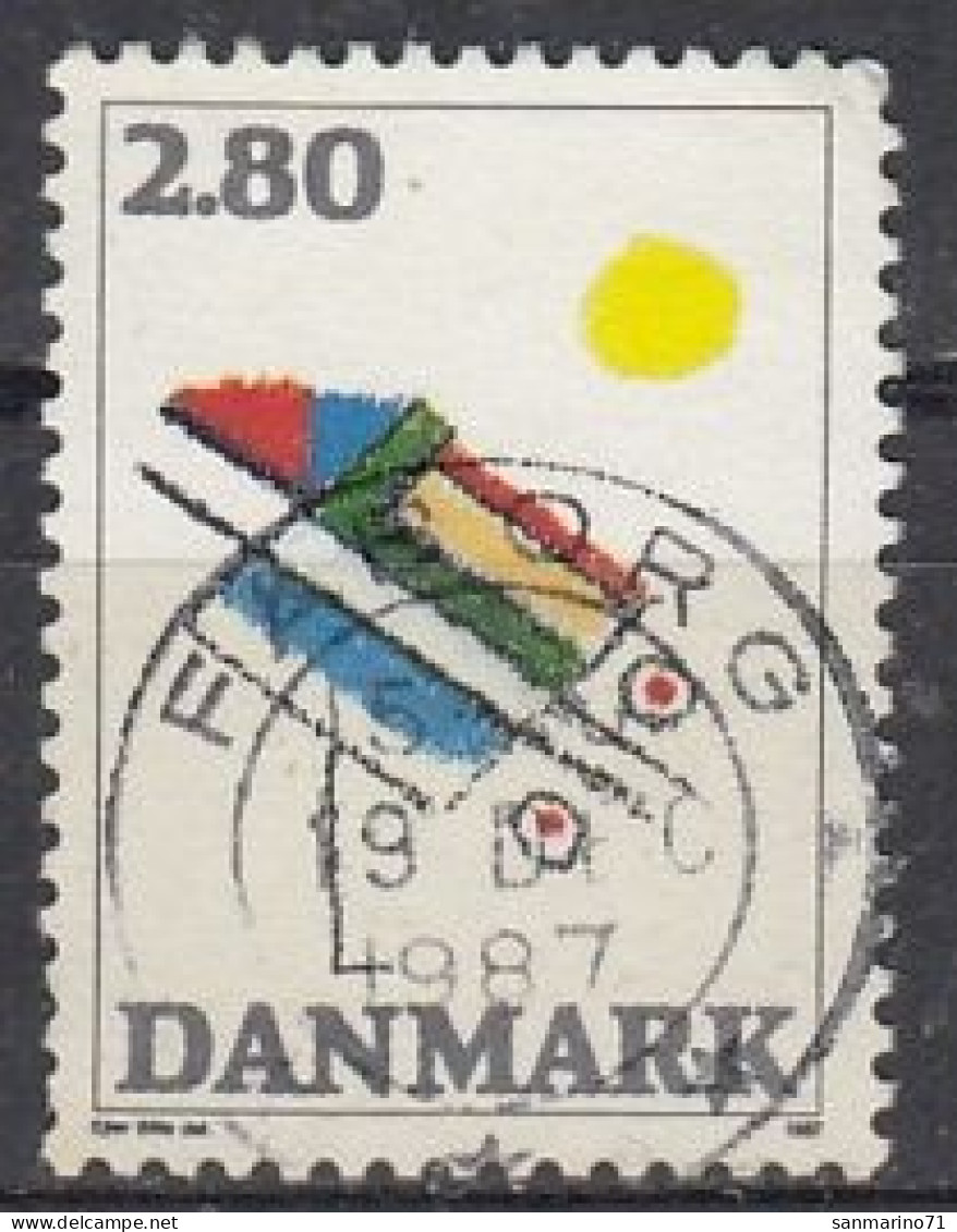 DENMARK 901,used,falc Hinged - Sin Clasificación