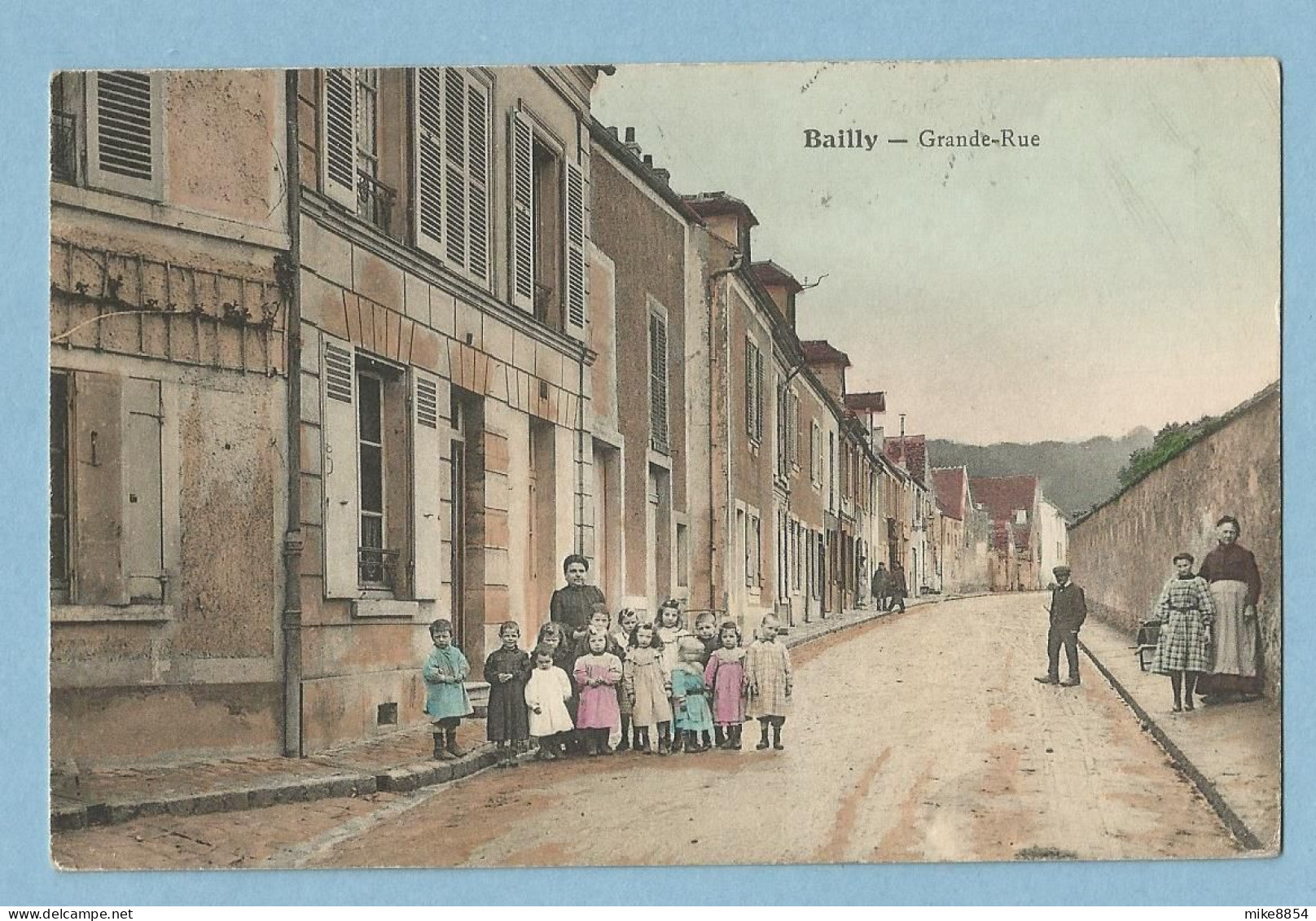 0370   CPA   BAILLY   (Seine Et Oise)  Grande-Rue - Enfants   (Ecoliers ?)  +++++++ - Andere & Zonder Classificatie