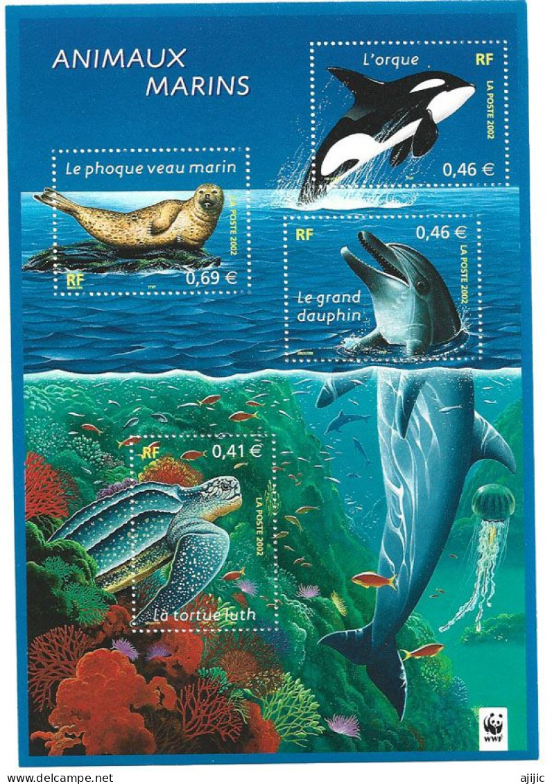 Nature De France. Faune Marine.  Bloc-feuillet Neuf **.  M/S Mint MNH ** - Nuevos