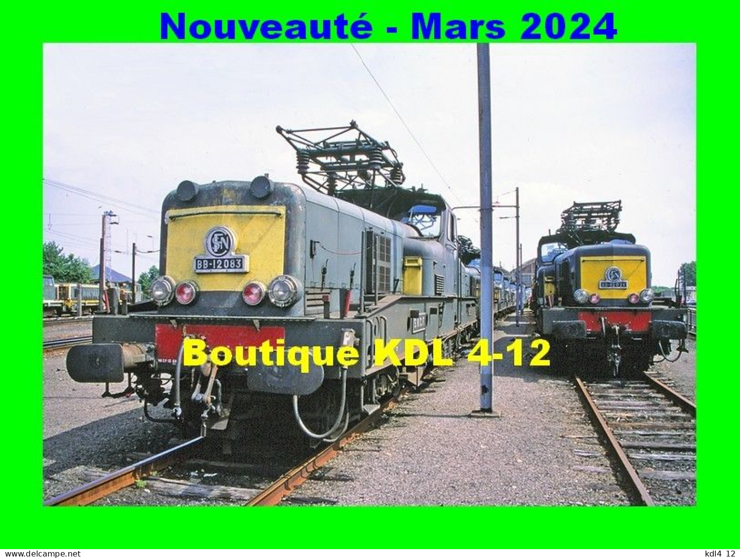 CFNEF 015 - Loco BB 12083 Au Dépôt De LENS-MERICOURT - Pas-de-Calais - SNCF - Equipment