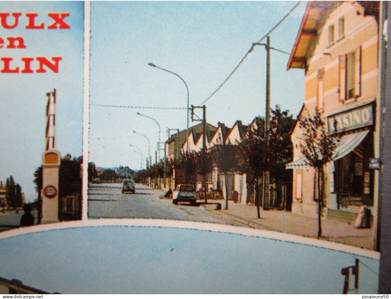 CP 69  Rhône VAULX EN VELIN  - Usine TASE C.T.A. Firme Gillet Textile Artificiel Du Sud Est ,épicerie " CASINO " Voiture - Vaux-en-Velin