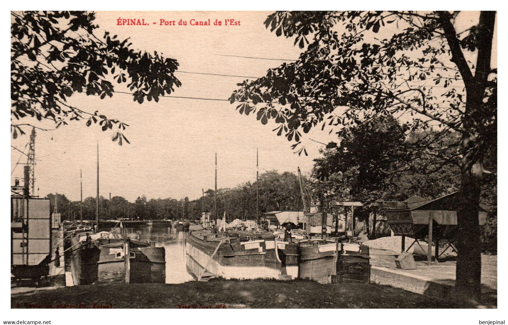 Epinal - Port Du Canal De L'Est - Andere & Zonder Classificatie