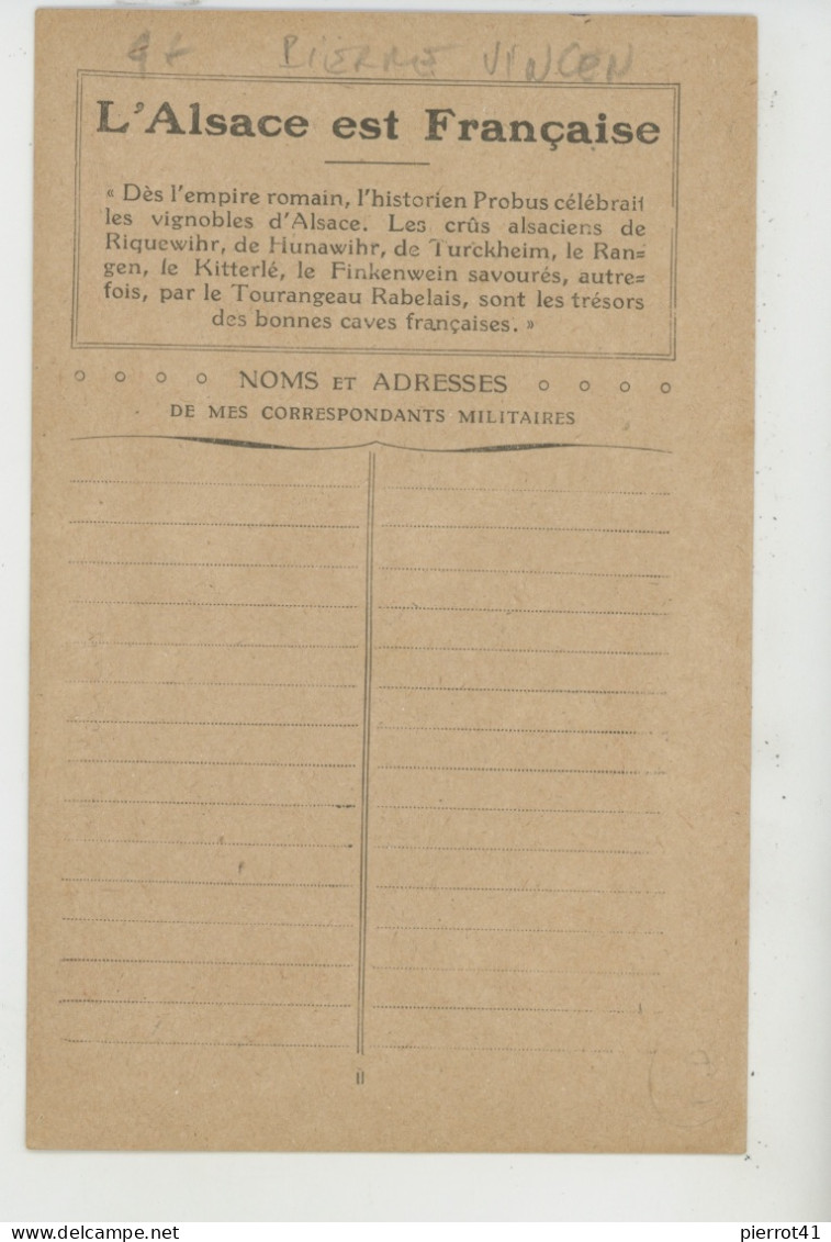 PUBLICITE - PUB Pour LES GRANDS MAGASINS DU LOUVRE - Vendanges En Alsace -  L'ALSACE EST FRANÇAISE Signée PIERRE VINCENT - Advertising