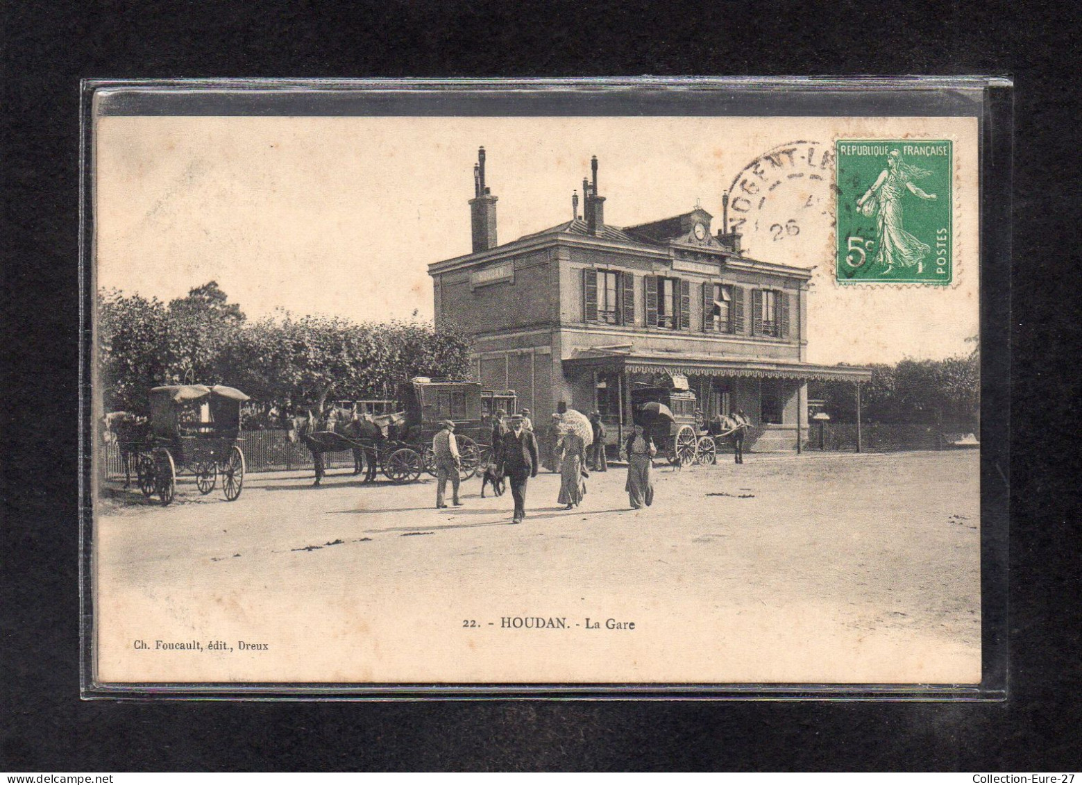 (28/04/24) 78-CPA HOUDAN - LA GARE - Houdan