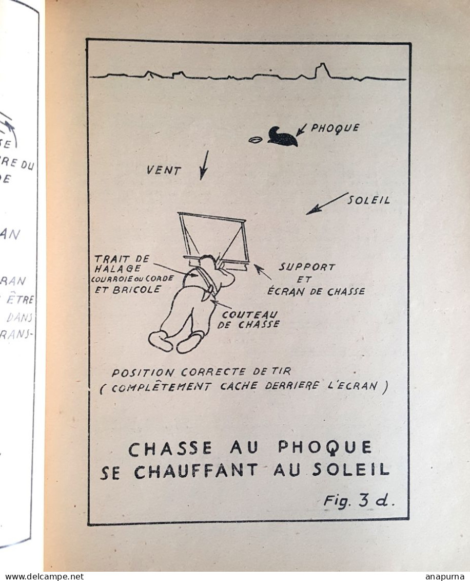 Exceptionnel, Paul Emile Victor, EPF, 79 Pages 1949, Techniques De Survie, Dessins De PEV, - ...-1955 Prephilately