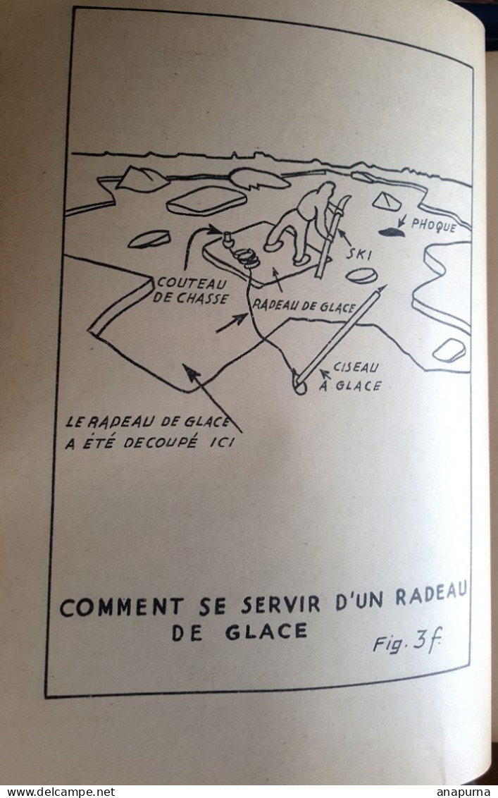 Exceptionnel, Paul Emile Victor, EPF, 79 Pages 1949, Techniques De Survie, Dessins De PEV, - ...-1955 Vorphilatelie