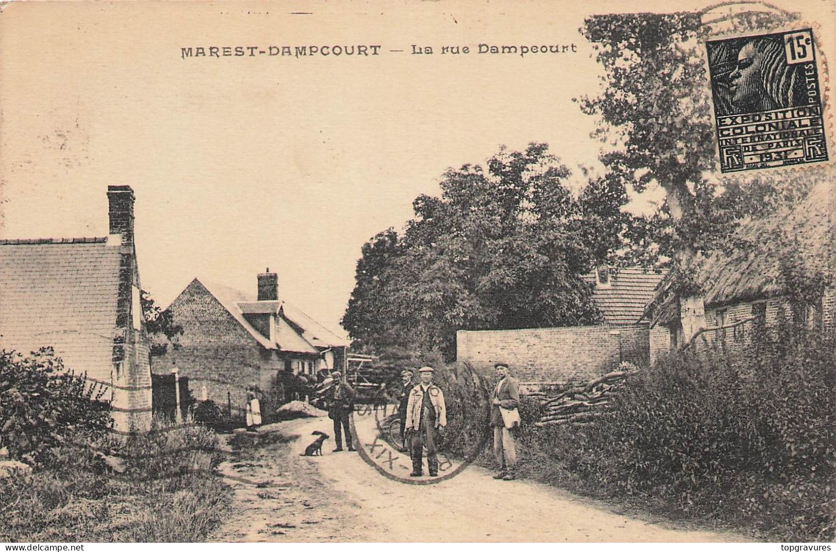 02 Marest-Dampcourt (Aisne) - La Rue Dampcourt - Other & Unclassified