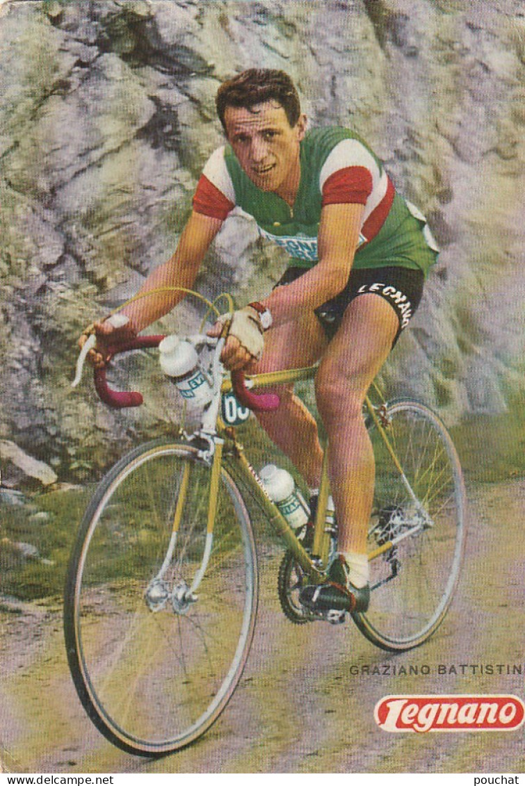 GU Nw - COUREUR CYCLISTE ITALIEN - GRAZIANO BATTISTINI , EQUIPE LEGNANO - 2 SCANS - Wielrennen