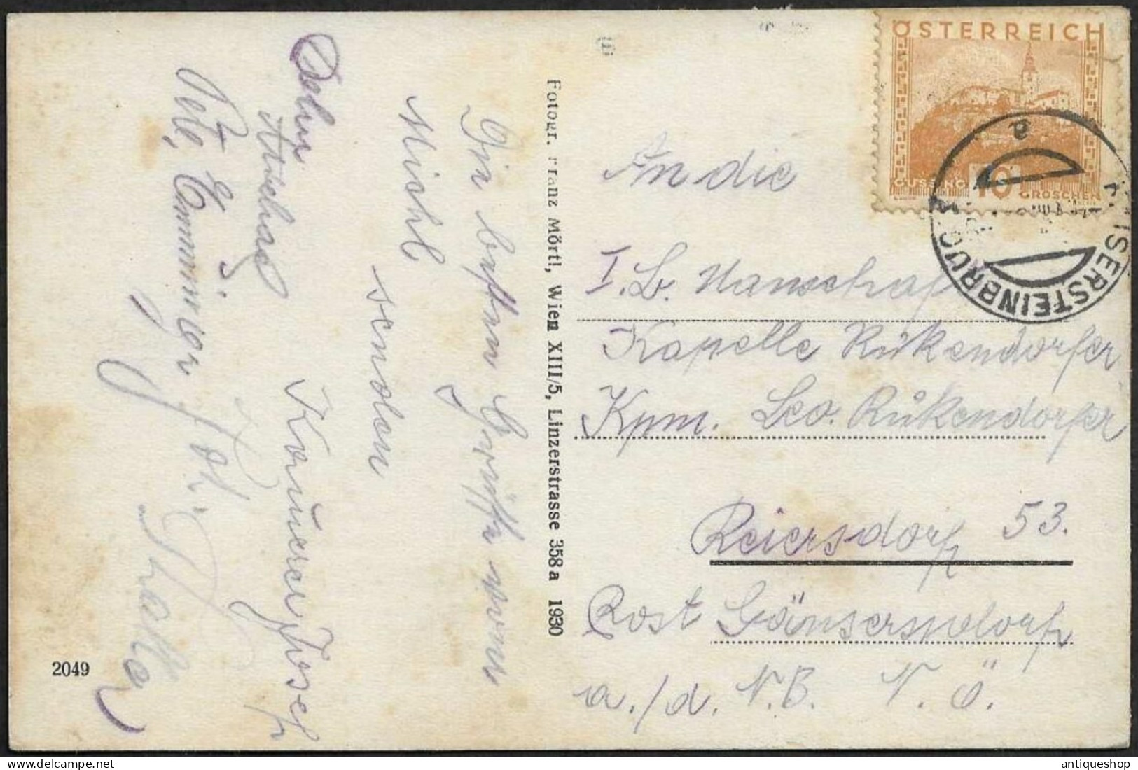 Austria-----Kaisersteinbruch-----old Postcard - Otros & Sin Clasificación