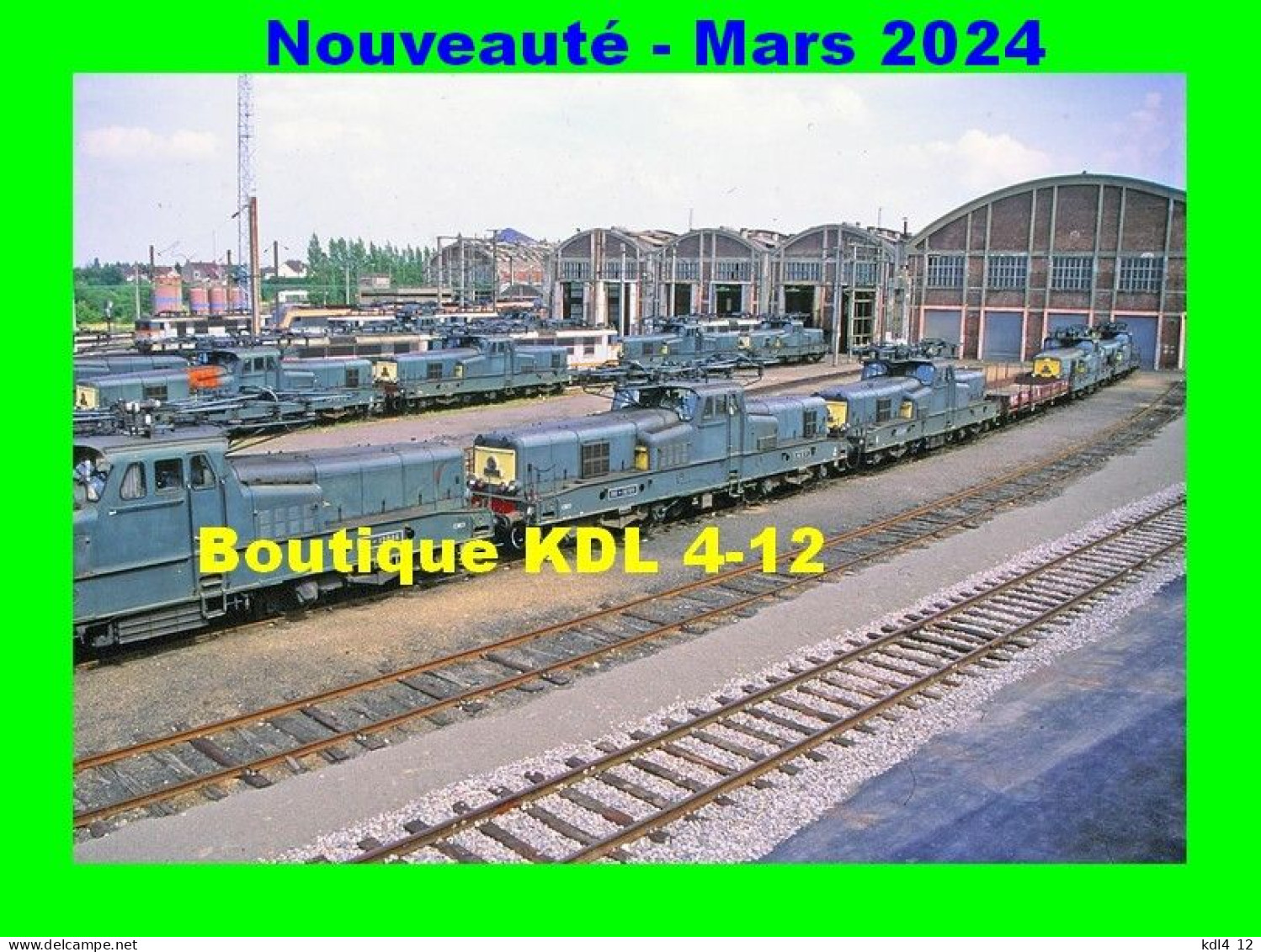CFNEF 016 - Locos BB 12000 Au Dépôt De LENS-MERICOURT - Pas-de-Calais - SNCF - Lens