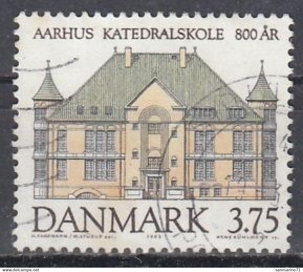 DENMARK 1094,used,falc Hinged - Autres & Non Classés