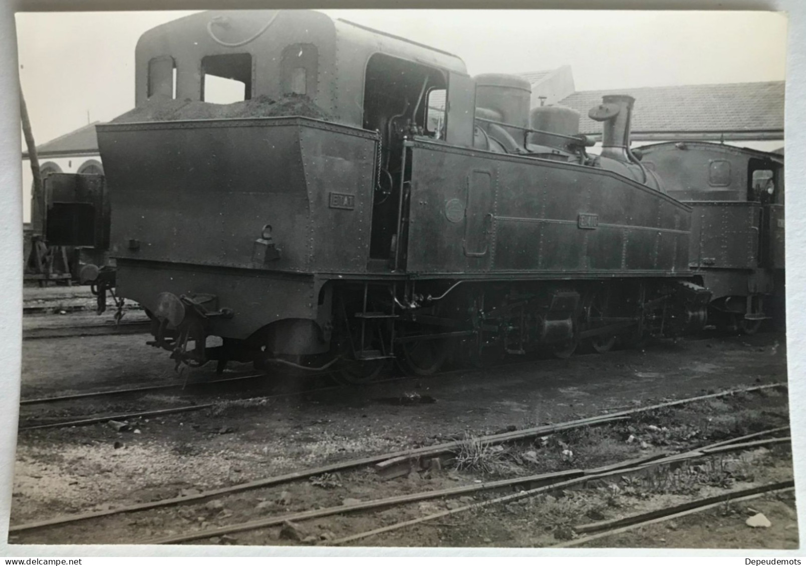 Photo Ancienne - Snapshot - Train - Locomotive - CARHAIX - Bretagne - Ferroviaire - Chemin De Fer - RB - Eisenbahnen