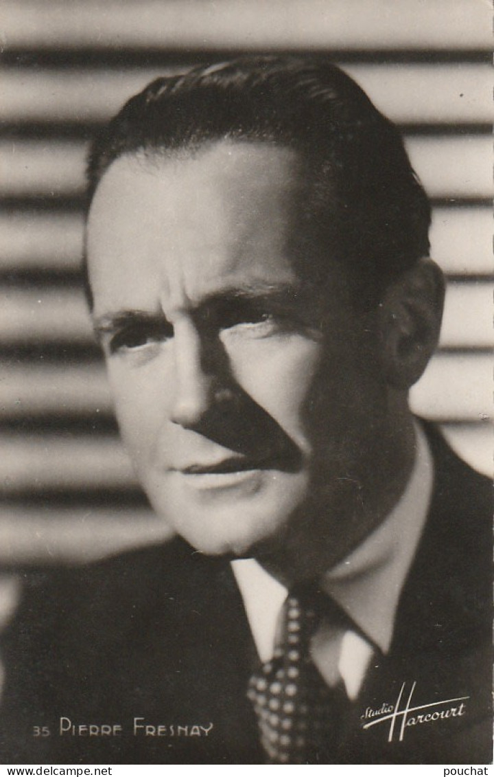 GU Nw - PORTRAIT DE PIERRE FRESNAY , ACTEUR - STUDIO HARCOURT - 2 SCANS - Künstler