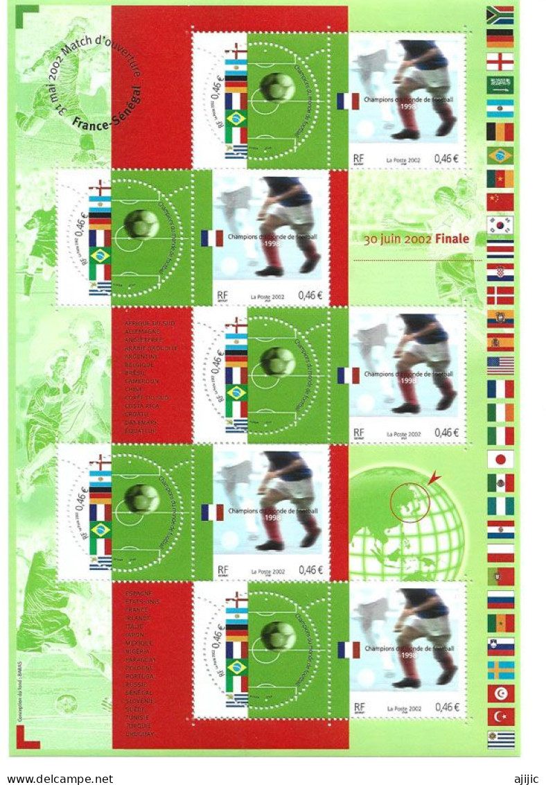 FRANCE. World Cup Football 1998. Bloc-feuillet Neuf **  M/S MINT MNH ** - Nuevos