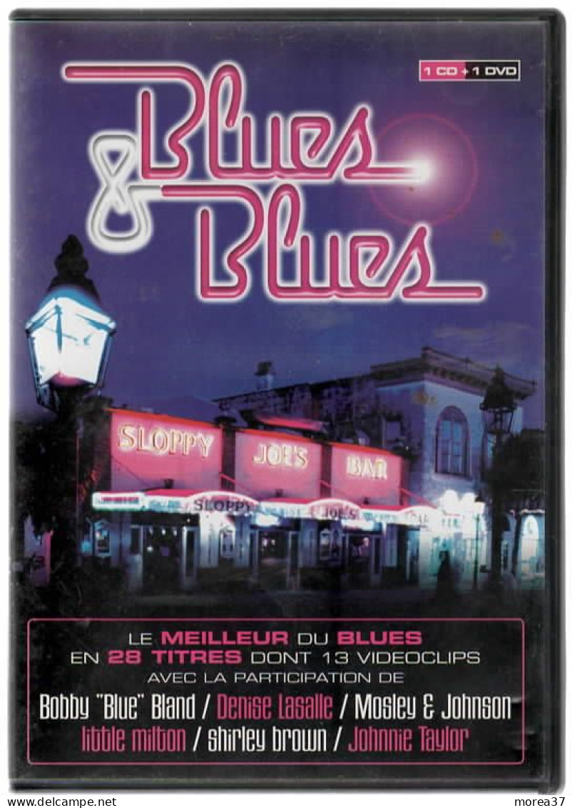 BLUES AND BLUES   1 Cd + 1 DVD     C46 - Muziek DVD's