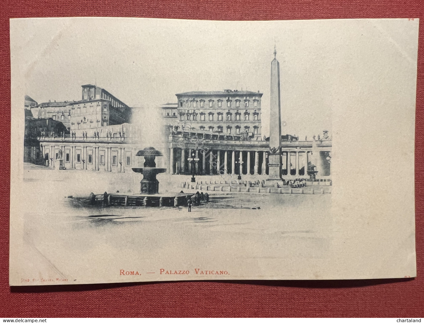 Cartolina - Roma - Palazzo Vaticano - 1900 Ca. - Otros & Sin Clasificación