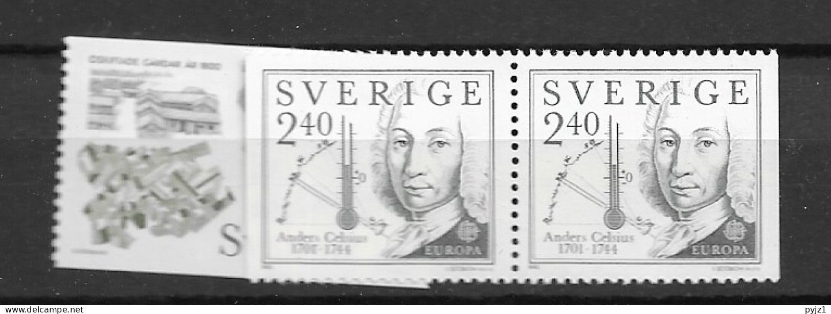 1982 MNH Sweden Mi 1187-88 Postfris** - Neufs