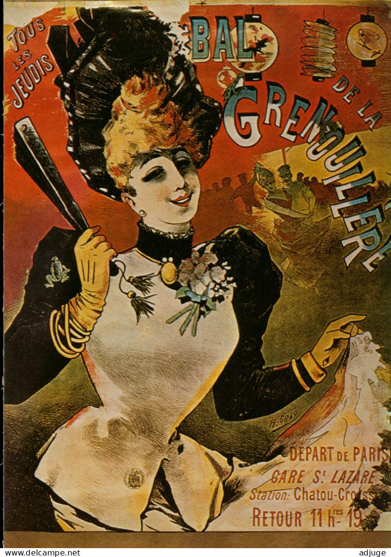 CPM-Affiche MOULIN ROUGE "Bohême Artistique" Spectacle Cabaret  Danse Belle Époque Elégante*TBE - Inns