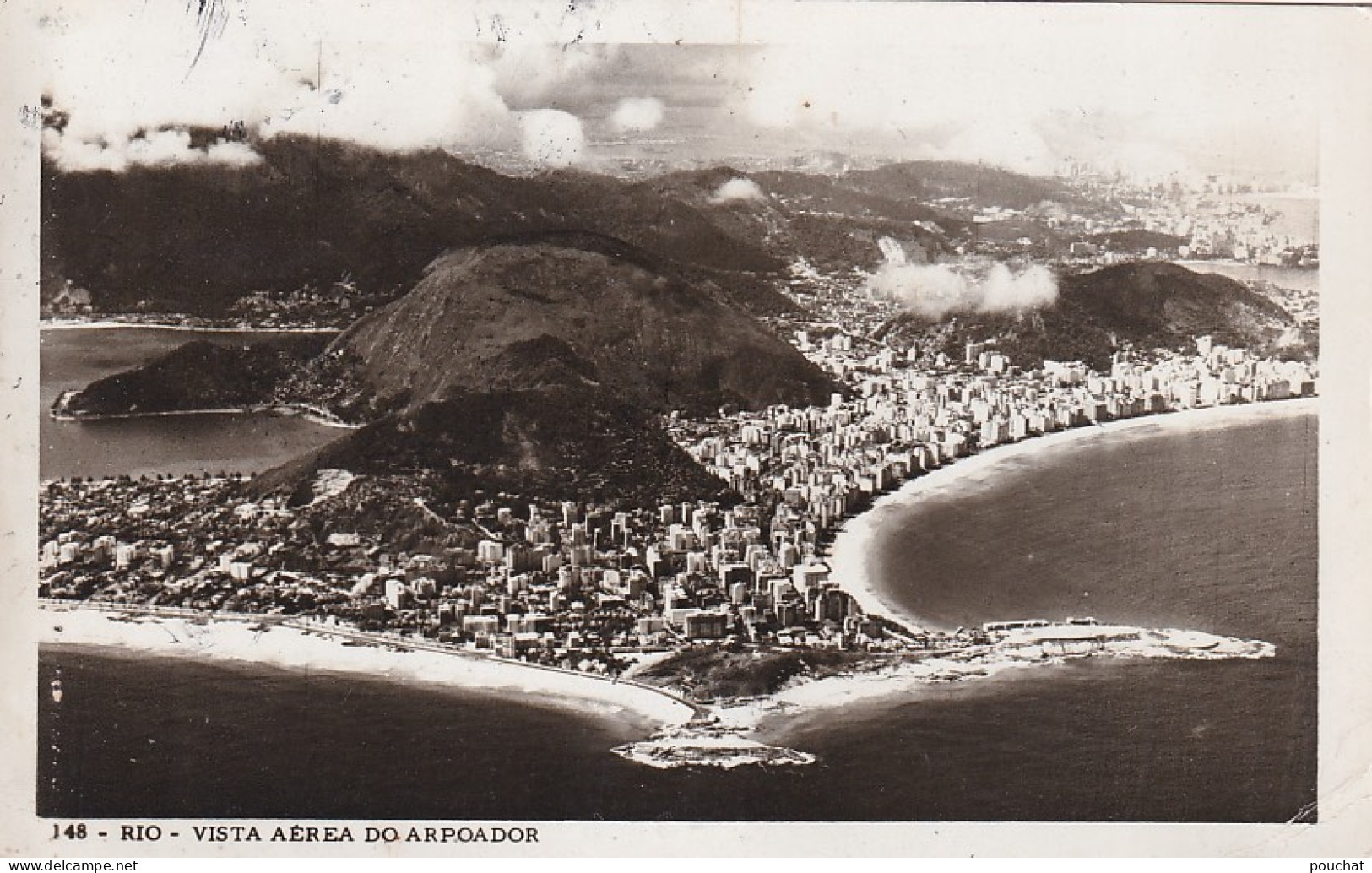 DEnw29- ESTADO DA GUANABARA  , BRASIL - VISTA AEREA DO ARPOADOR - Rio De Janeiro