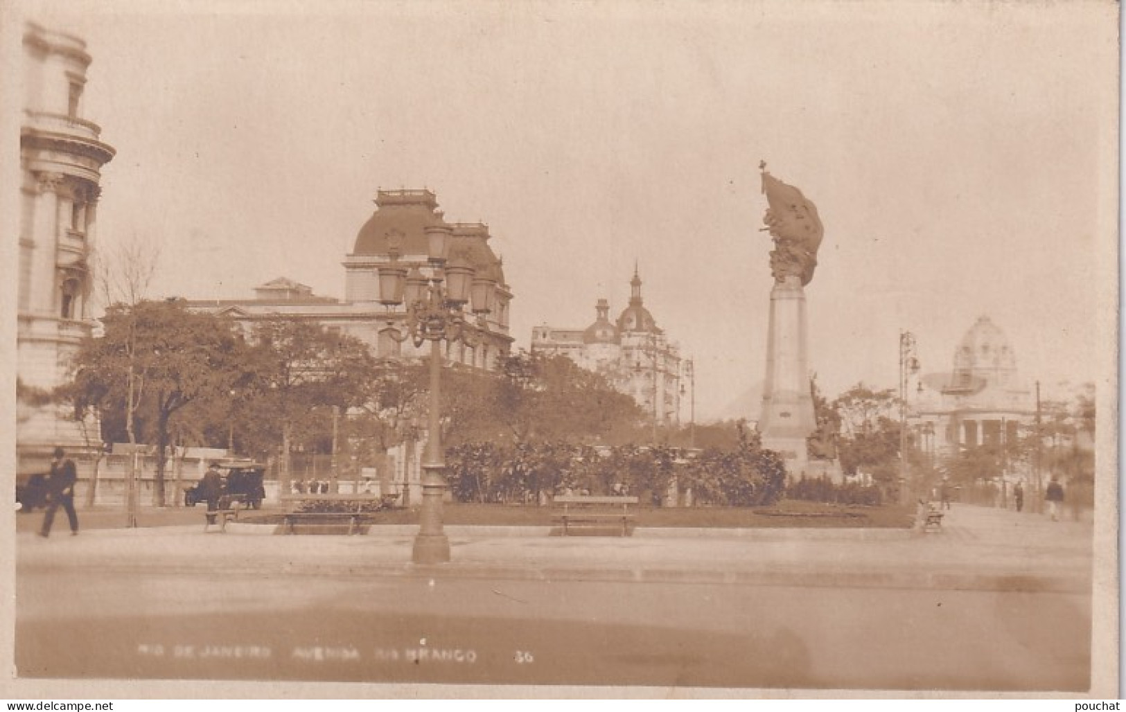 DE Nw29- RIO DE JANEIRO , BRASIL - AVENIDA RIO BRANCO - CARTE PHOTO - Rio De Janeiro