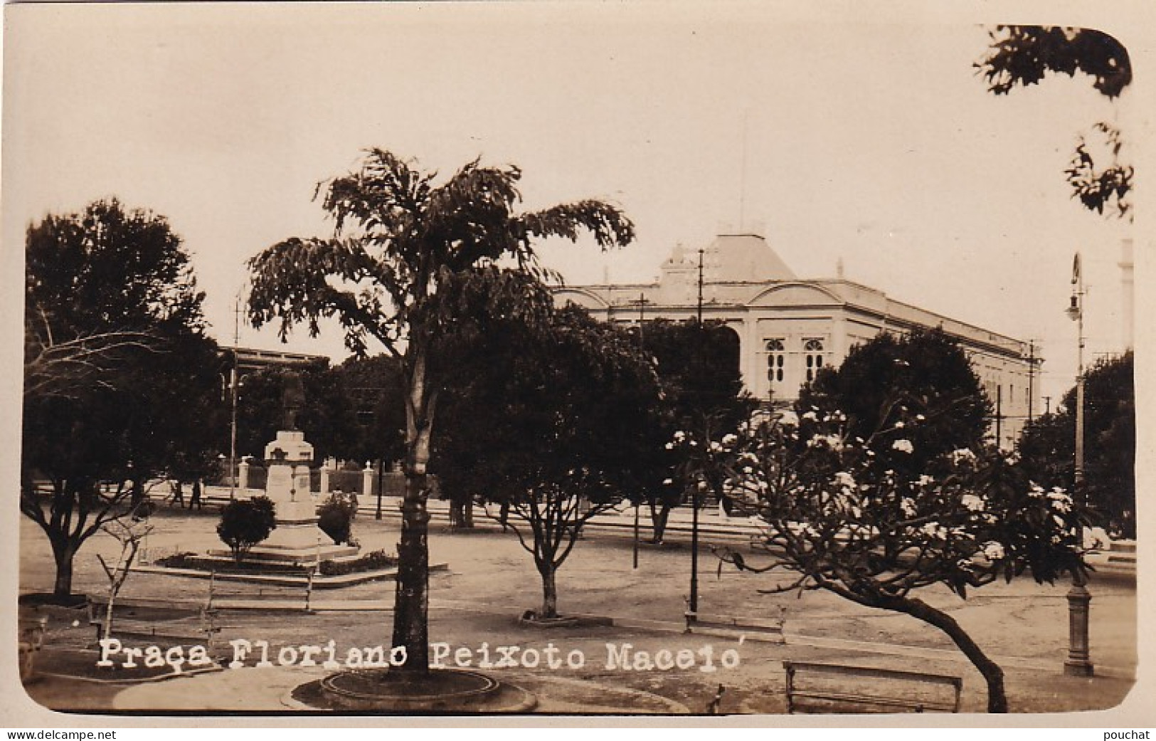 DE Nw29- PRACA FLORIANO PEIXOTO MACEIO , BRASIL - CARTE PHOTO  - Maceió