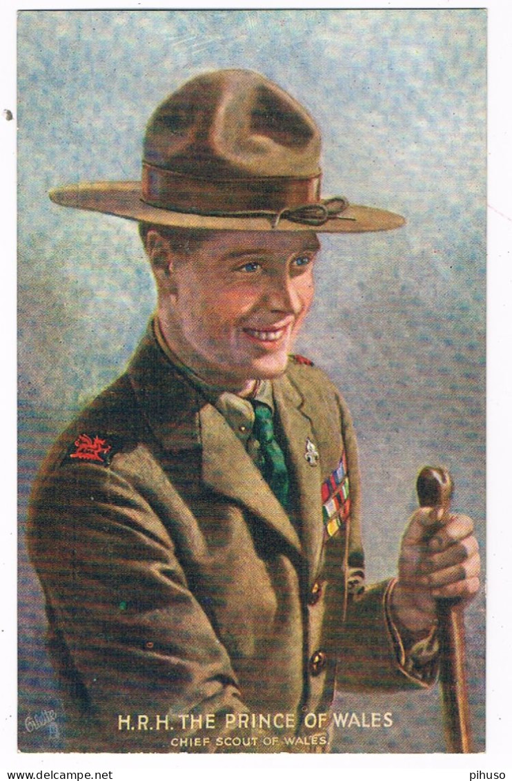 SCOUT-74  H.R.H. The Prince Of Wales - Chief Scout Of Wales - Pfadfinder-Bewegung